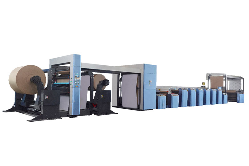 Máquina de impresión flexográfica de seis colores RY-H 1000/1200-4 (horizontal)