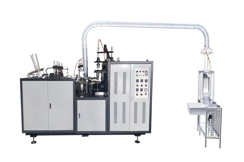 Máquina formadora automática de vasos de papel ZB-D12S (leva abierta, sistema de engranajes y engrase Atuo)